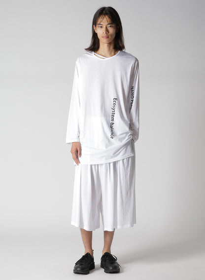 COTTON PS D NECK LINE LONG SLV