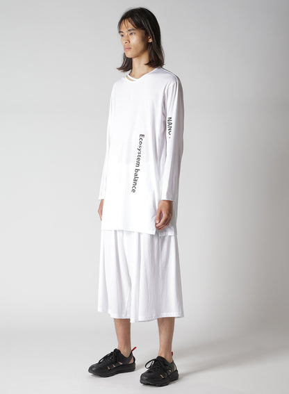 COTTON PS D NECK LINE LONG SLV