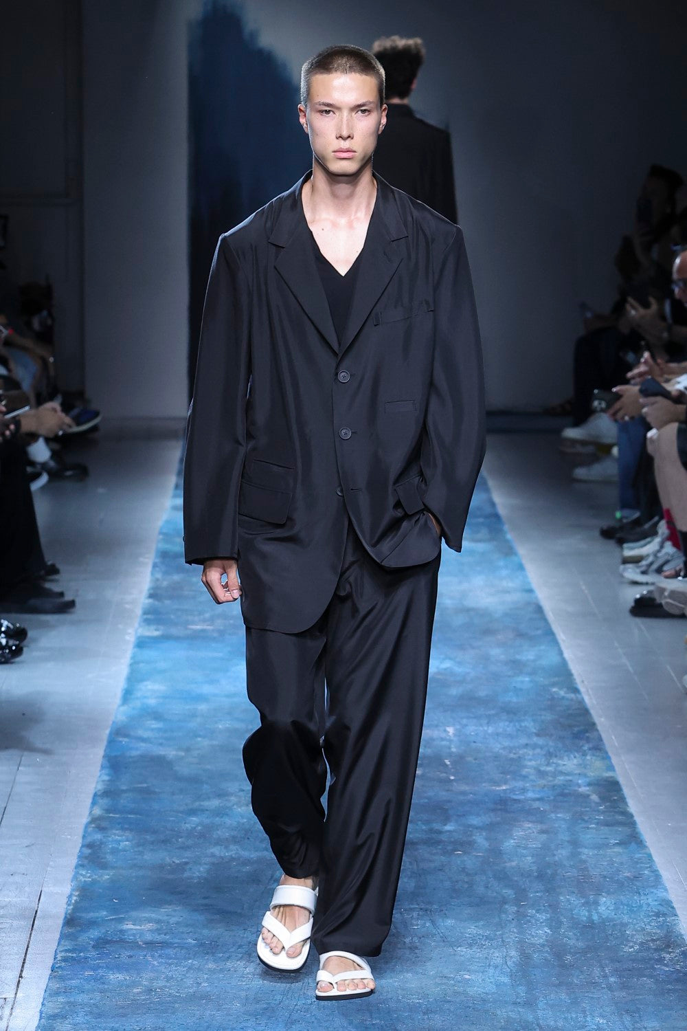 SINGLE JERSEY V NECK TANK TOP – THE SHOP YOHJI YAMAMOTO
