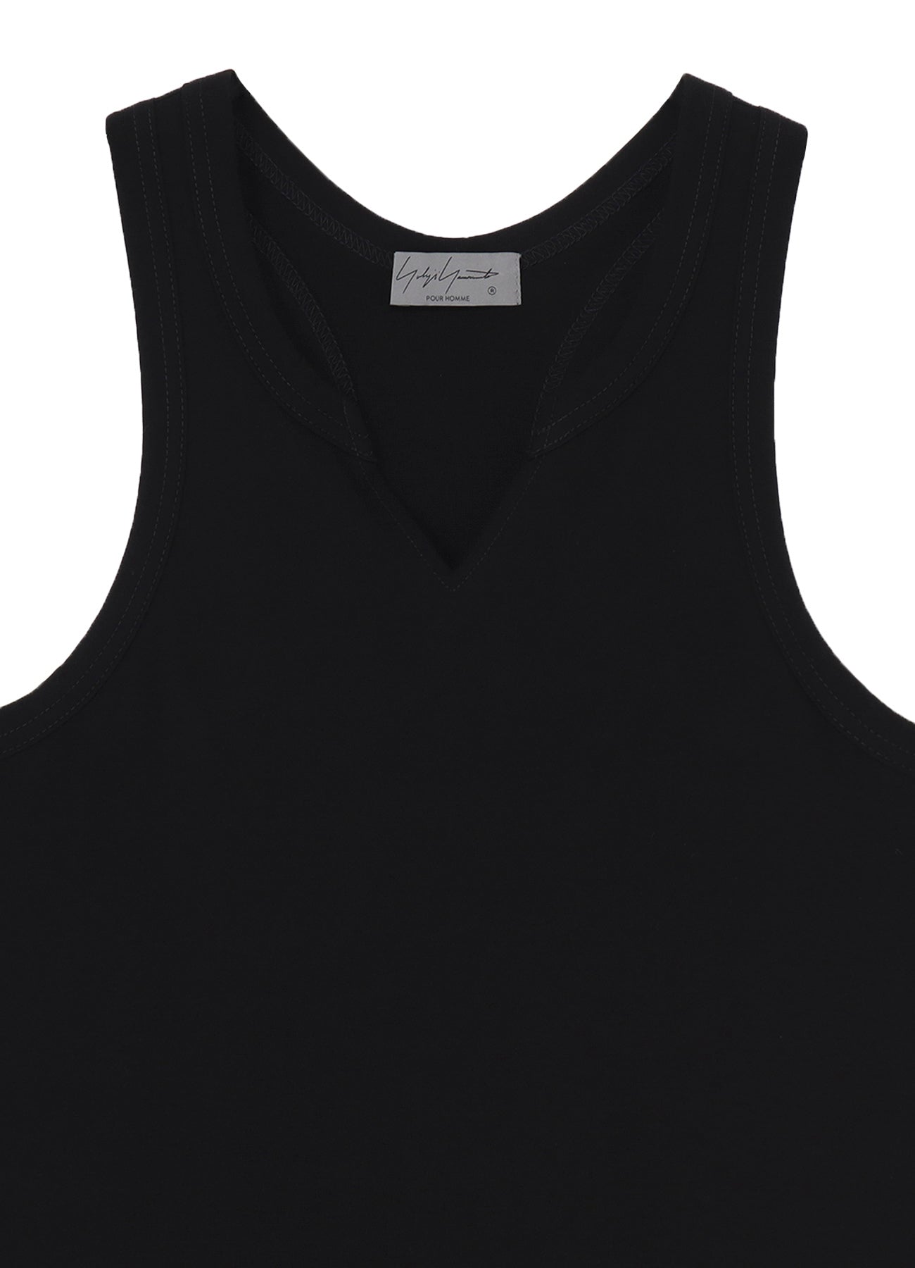 SINGLE JERSEY V NECK TANK TOP