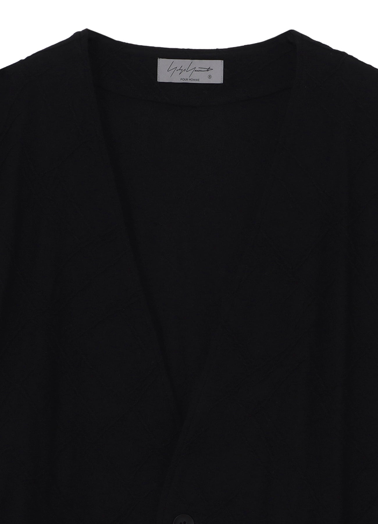 30/- TUCK JACQUARD COLLARLESS JKT