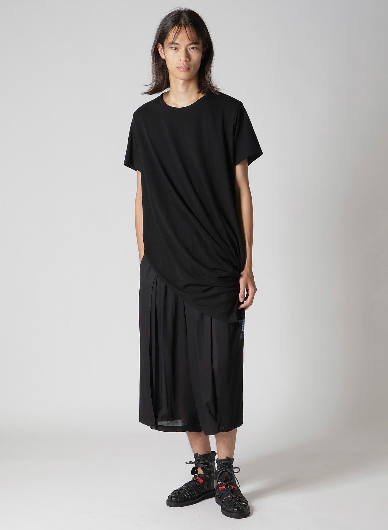 30/- ELS COTTON PS DRAPE SHORT SLV T