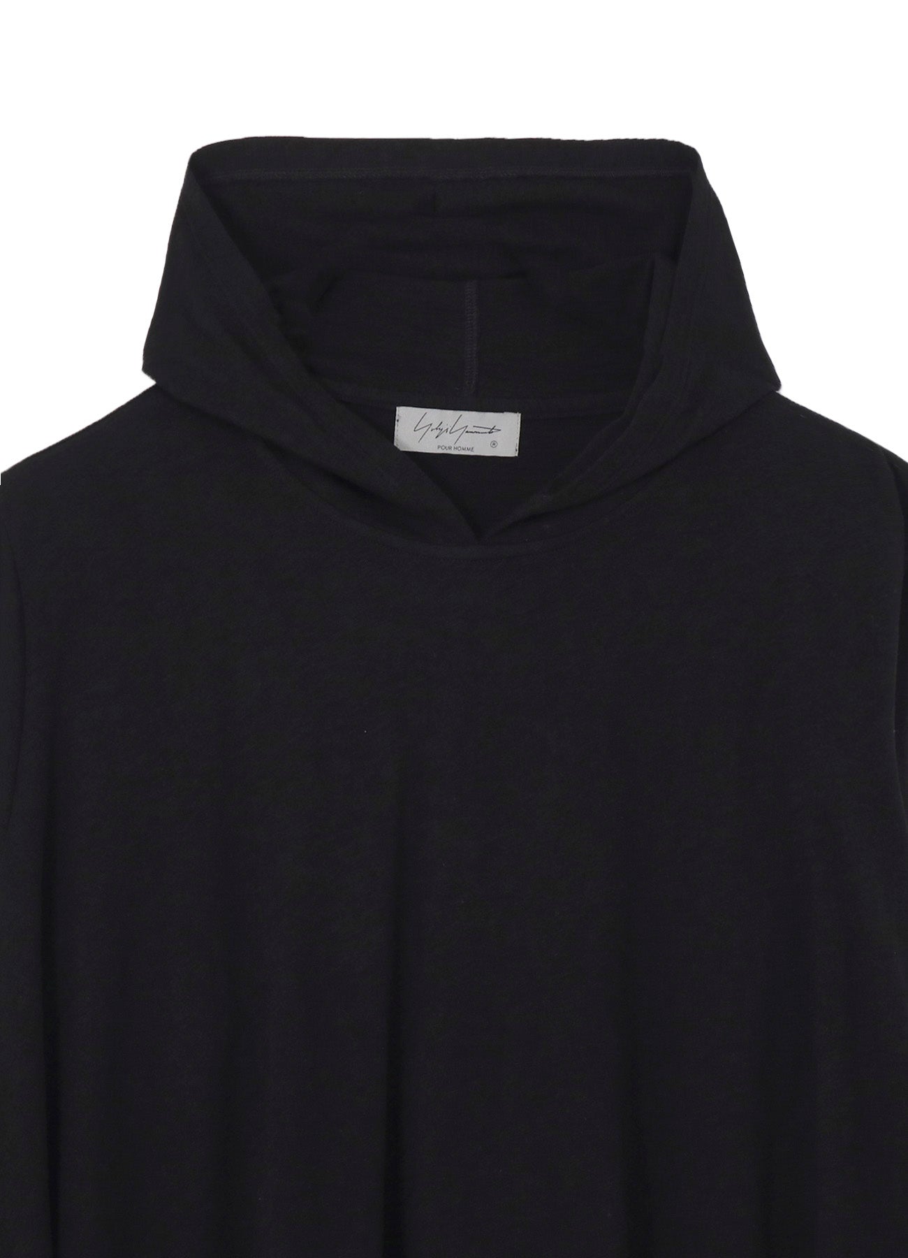 30/- ELS COTTON PS HOODED DRAPE LONG SLV T