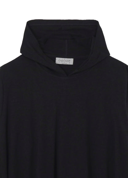 30/- ELS COTTON PS HOODED DRAPE LONG SLV T