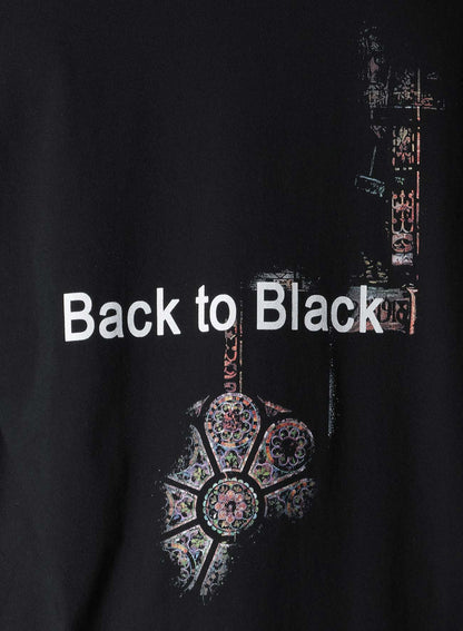 PLAIN STITCH LONG SLEEVE PRINT TEE