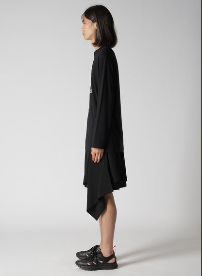 PLAIN STITCH LONG SLEEVE PRINT TEE