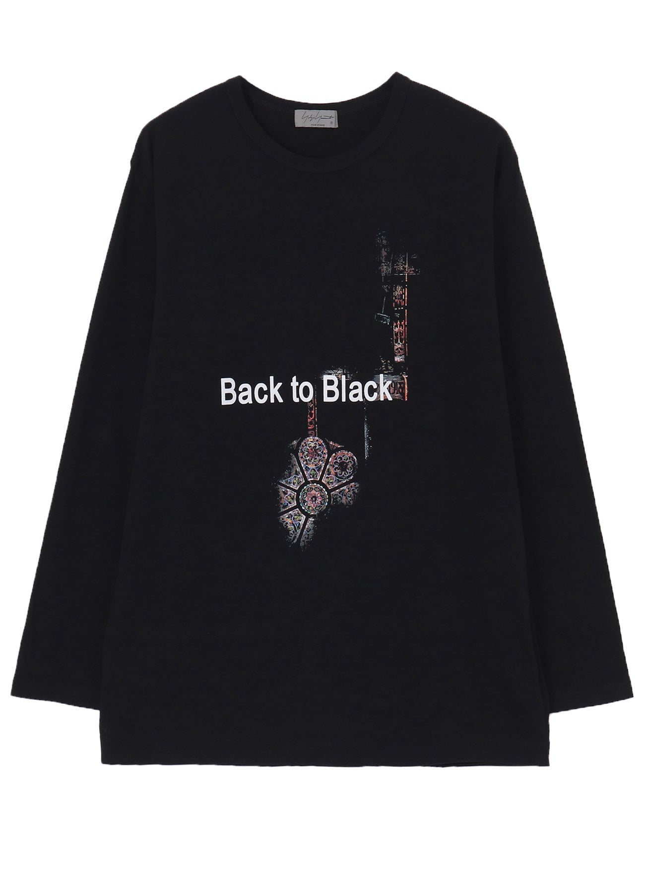 PLAIN STITCH LONG SLEEVE PRINT TEE