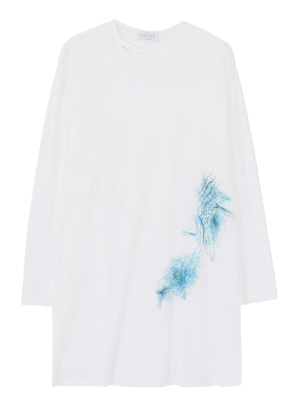 50/-SUPER HIGH TWISTED JERSEY D NECK LINE LONG SLV PT B