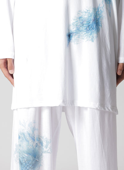 50/-SUPER HIGH TWISTED JERSEY D NECK LINE LONG SLV PT B