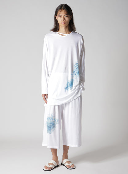 50/-SUPER HIGH TWISTED JERSEY D NECK LINE LONG SLV PT B