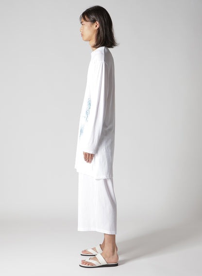 50/-SUPER HIGH TWISTED JERSEY D NECK LINE LONG SLV PT B