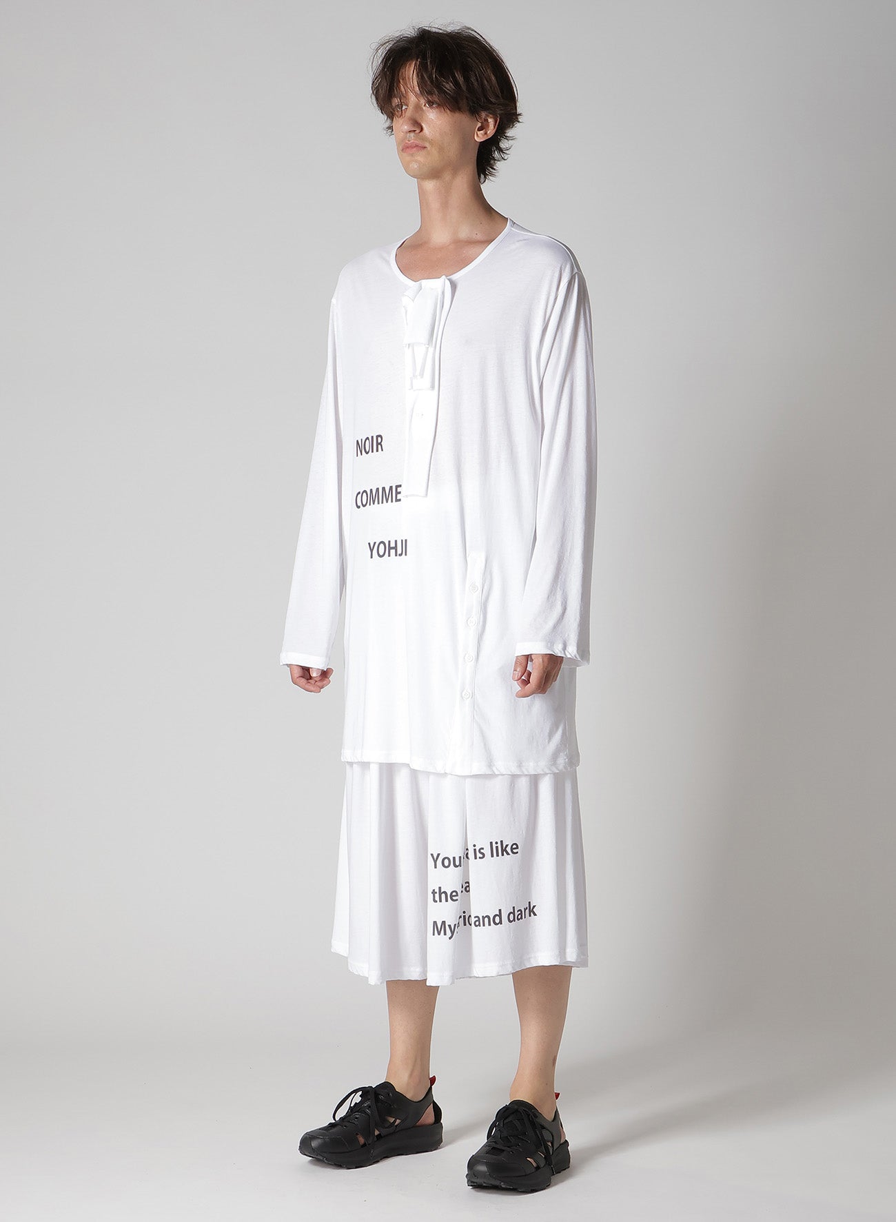 SUPER HIGH TWISTED JERSEY BUTTON DETAIL LONG SLV – THE SHOP YOHJI