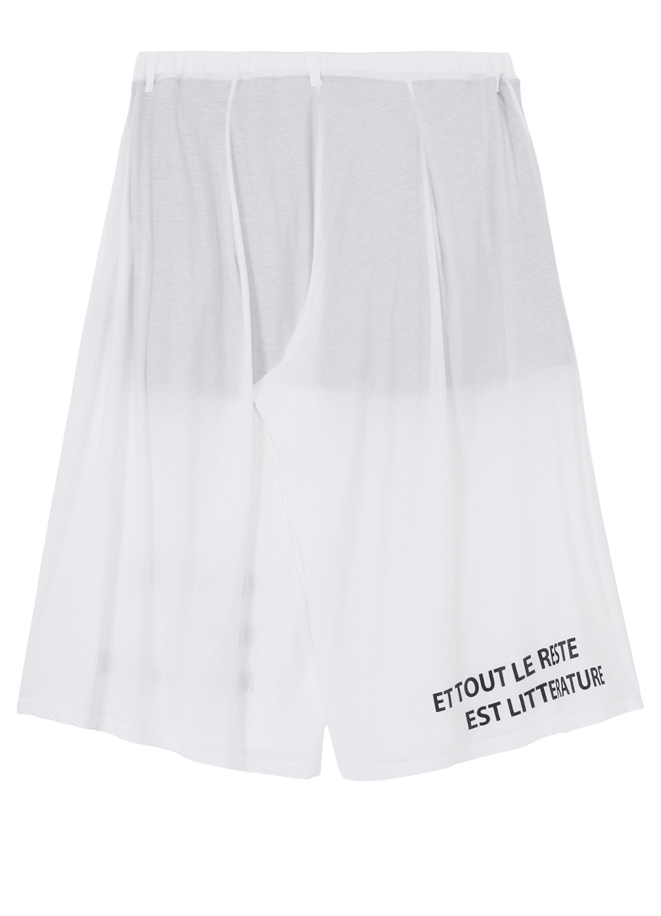 SUPER HIGH TWISTED JERSEY TUCK PANTS