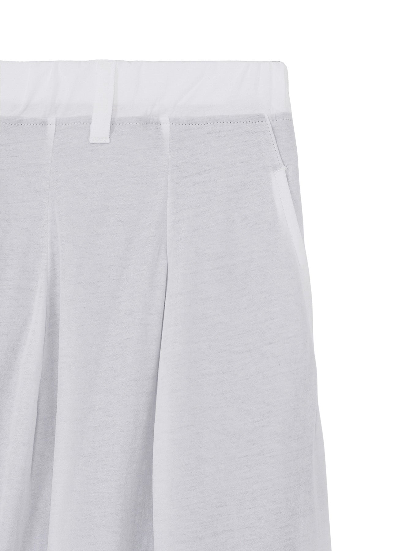 SUPER HIGH TWISTED JERSEY TUCK PANTS