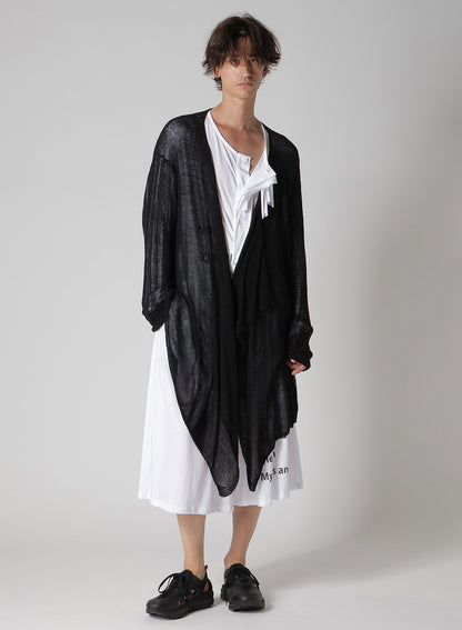 SUPER HIGH TWISTED JERSEY TUCK PANTS