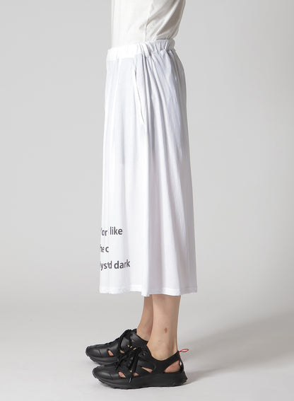 SUPER HIGH TWISTED JERSEY TUCK PANTS