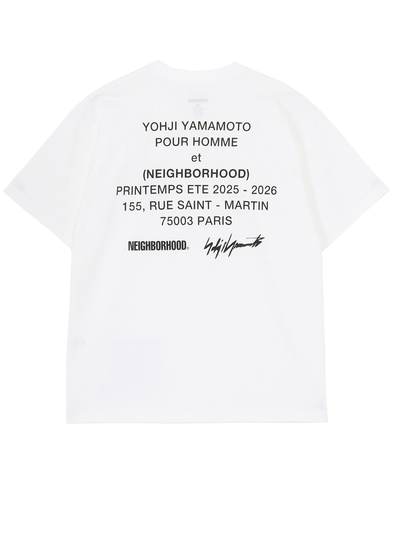 YOHJI YAMAMOTO × NH TEE SS-1 – THE SHOP YOHJI YAMAMOTO