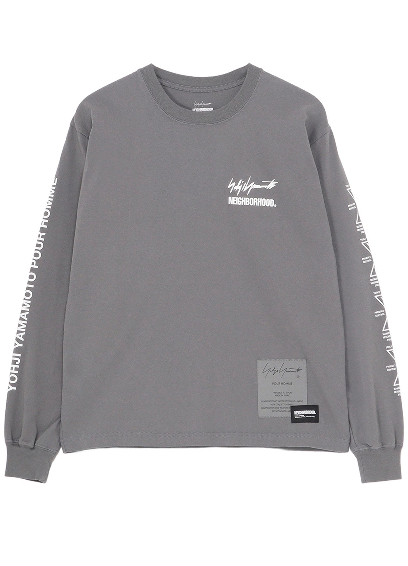 YOHJI YAMAMOTO × NH TEE LS