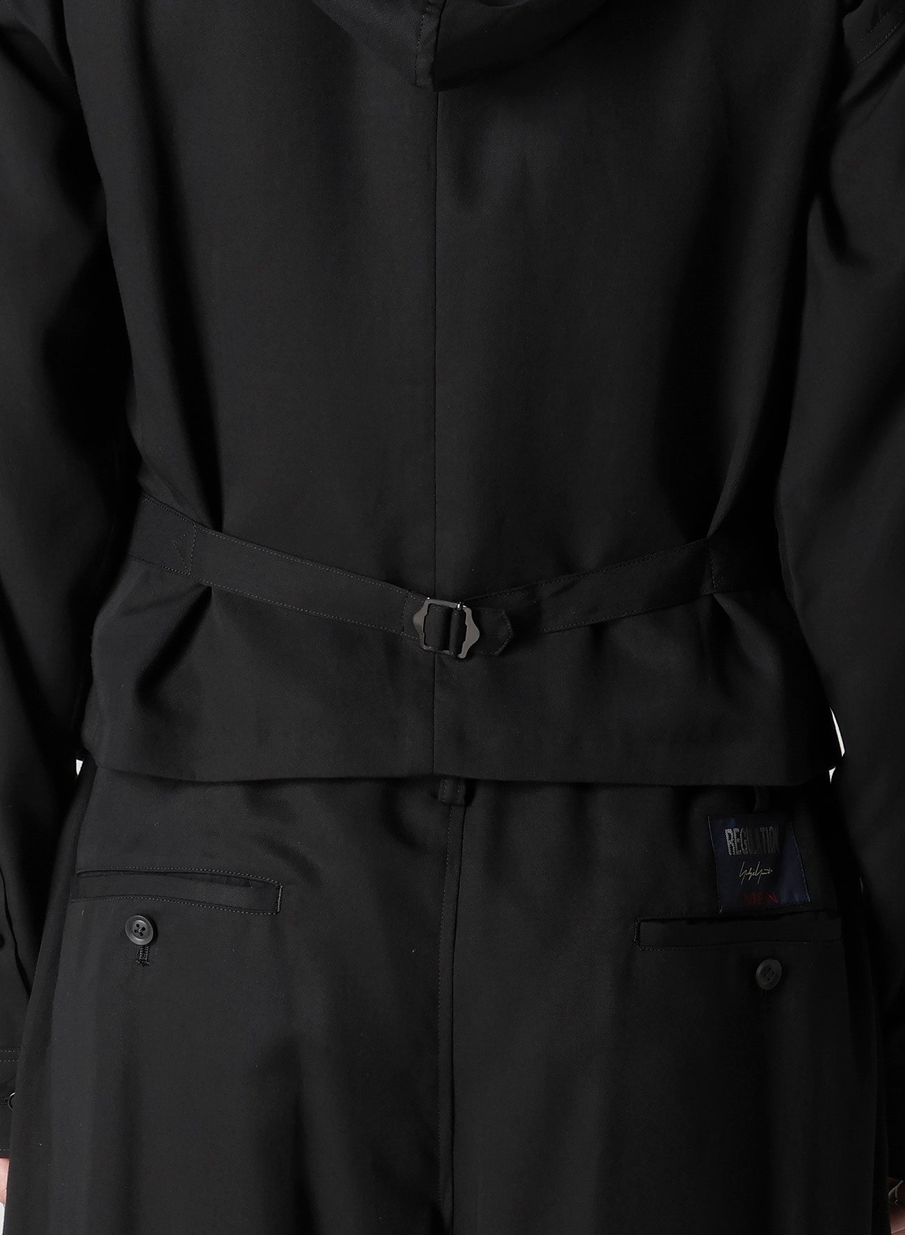 RE CELLULOSE GABARDINE HOODED VEST