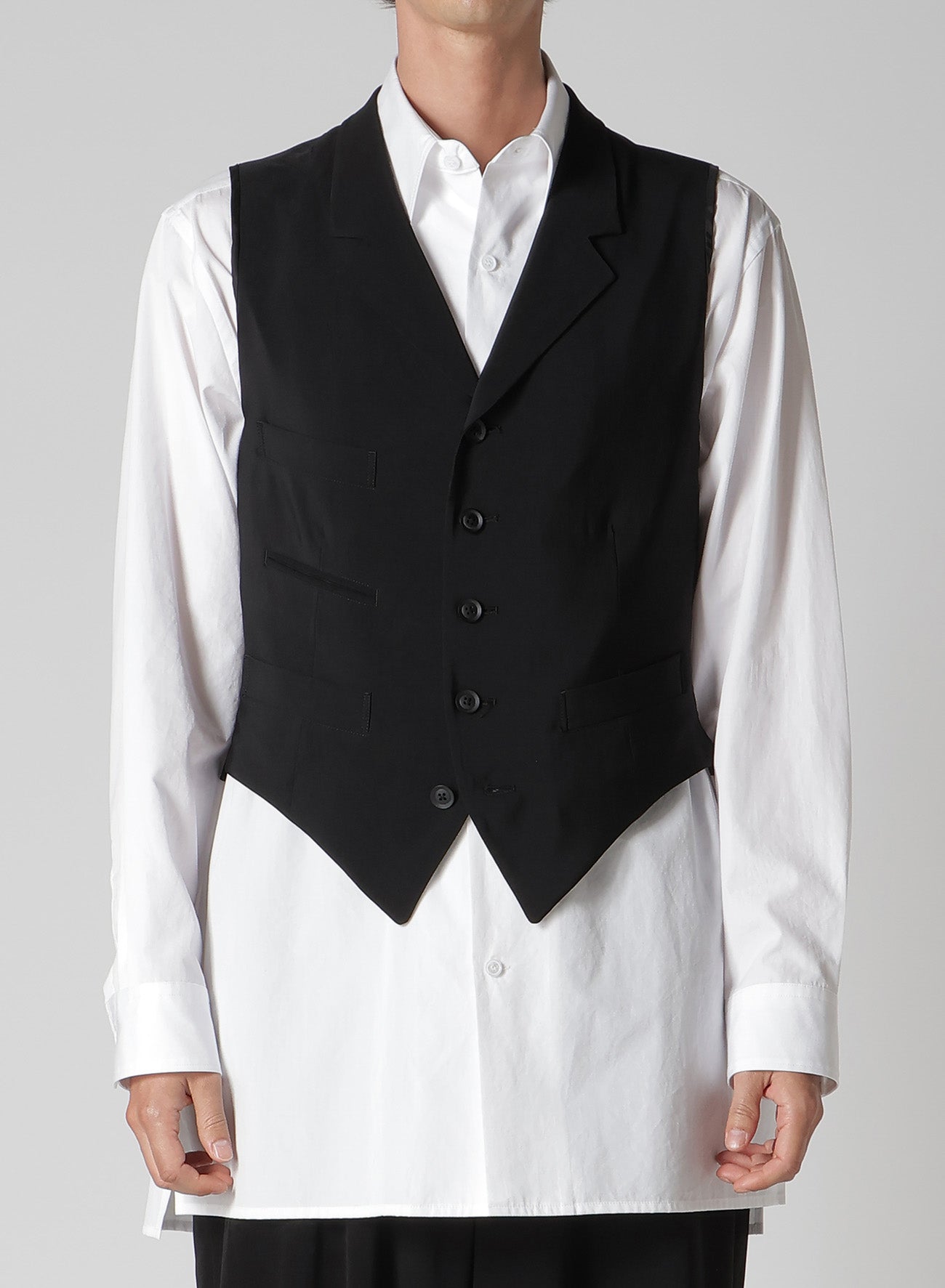 TA TUXEDO 5BUTTONS VEST – THE SHOP YOHJI YAMAMOTO