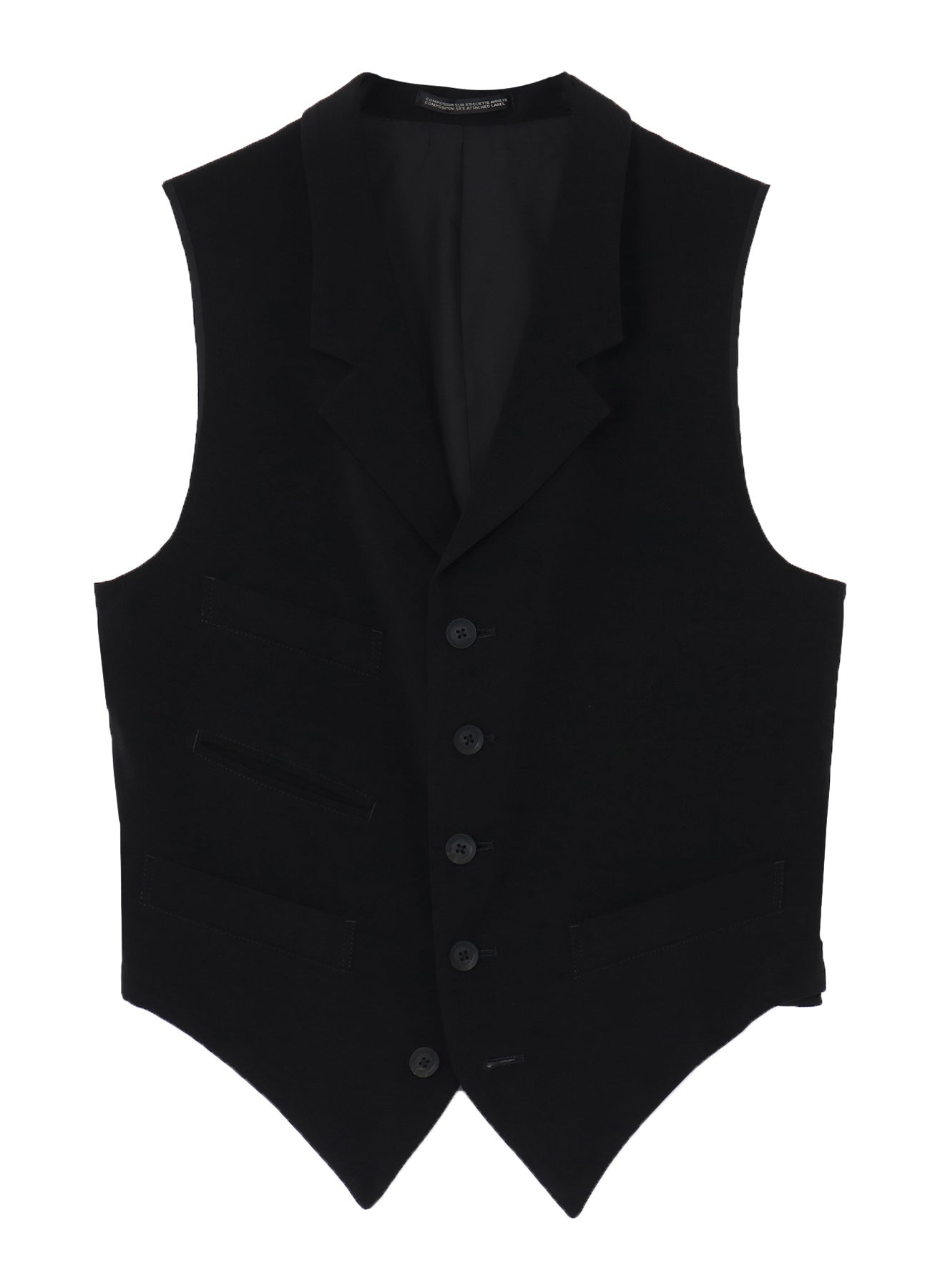 TA TUXEDO 5BUTTONS VEST – THE SHOP YOHJI YAMAMOTO