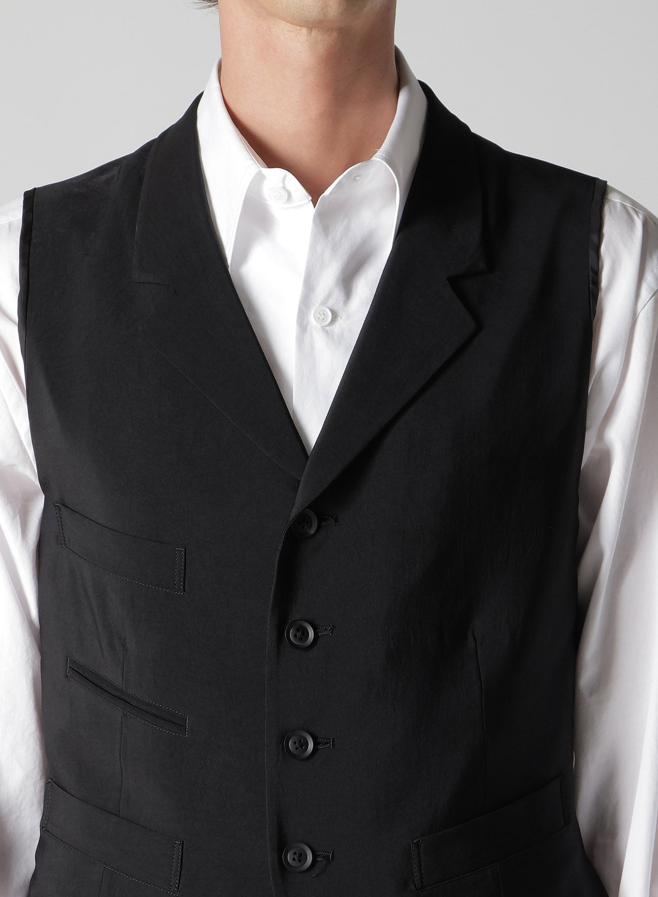 TA TUXEDO 5BUTTONS VEST – THE SHOP YOHJI YAMAMOTO