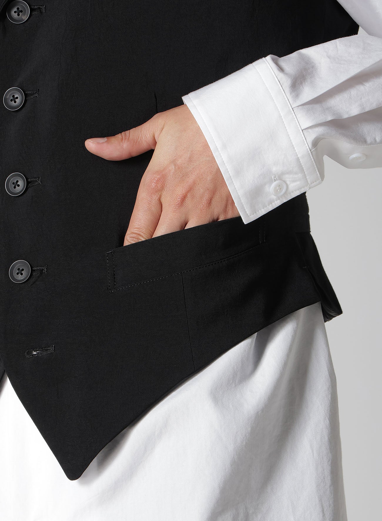 TA TUXEDO 5BUTTONS VEST – THE SHOP YOHJI YAMAMOTO