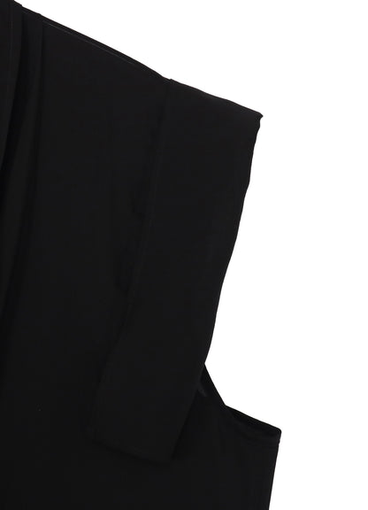 CELLULOSE DESIGNED SLEEVE LONG VEST