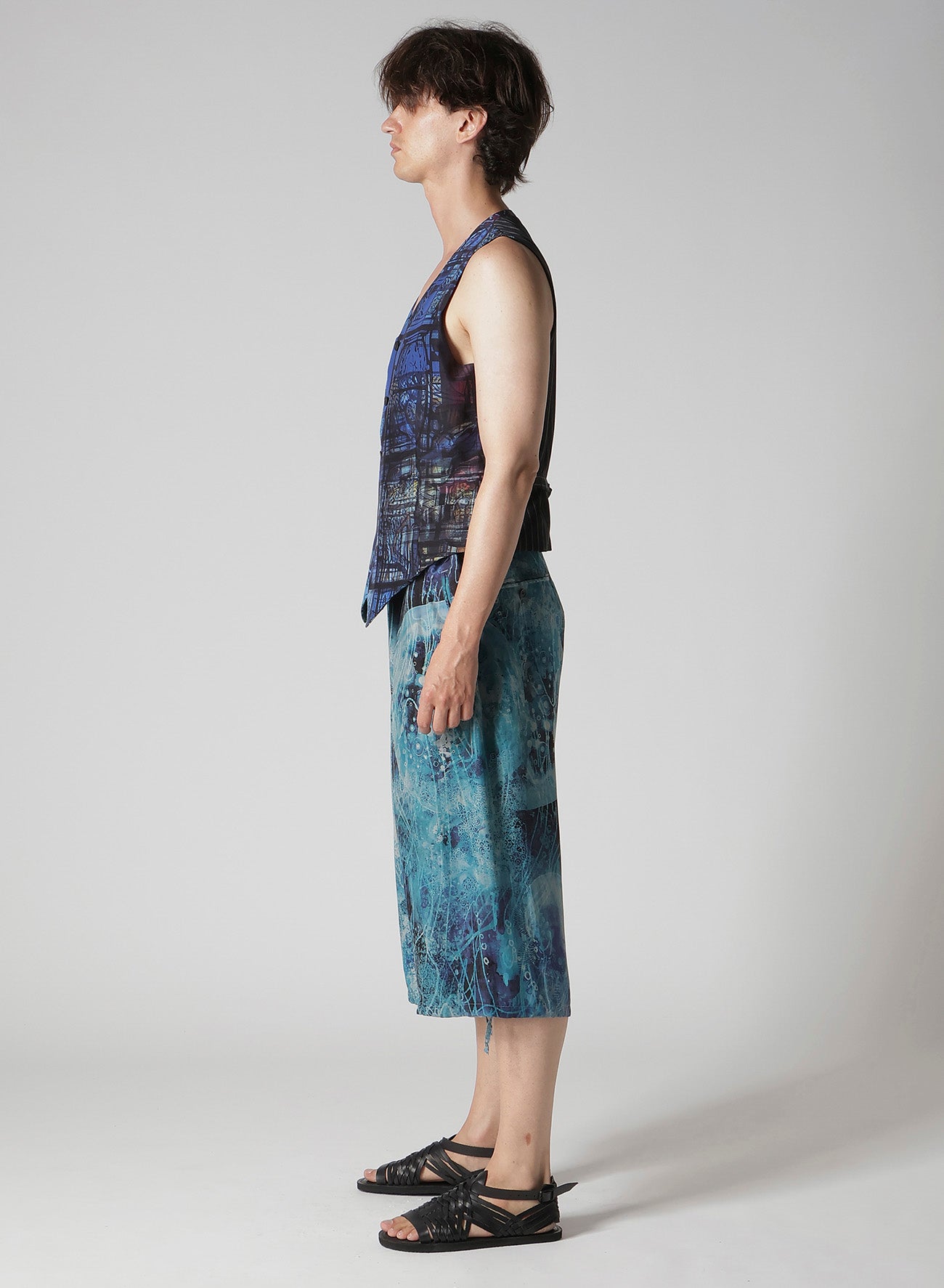 SEA MOTIF 5 BUTTONS VEST