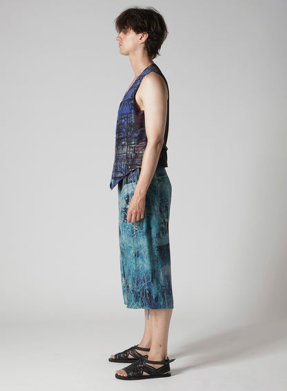 SEA MOTIF 5 BUTTONS VEST