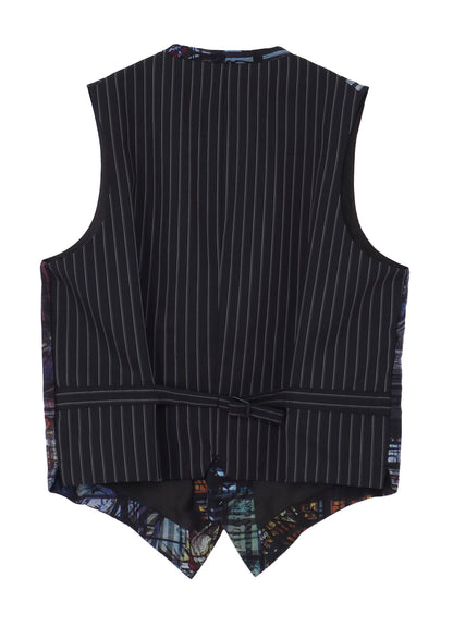 SEA MOTIF 5 BUTTONS VEST