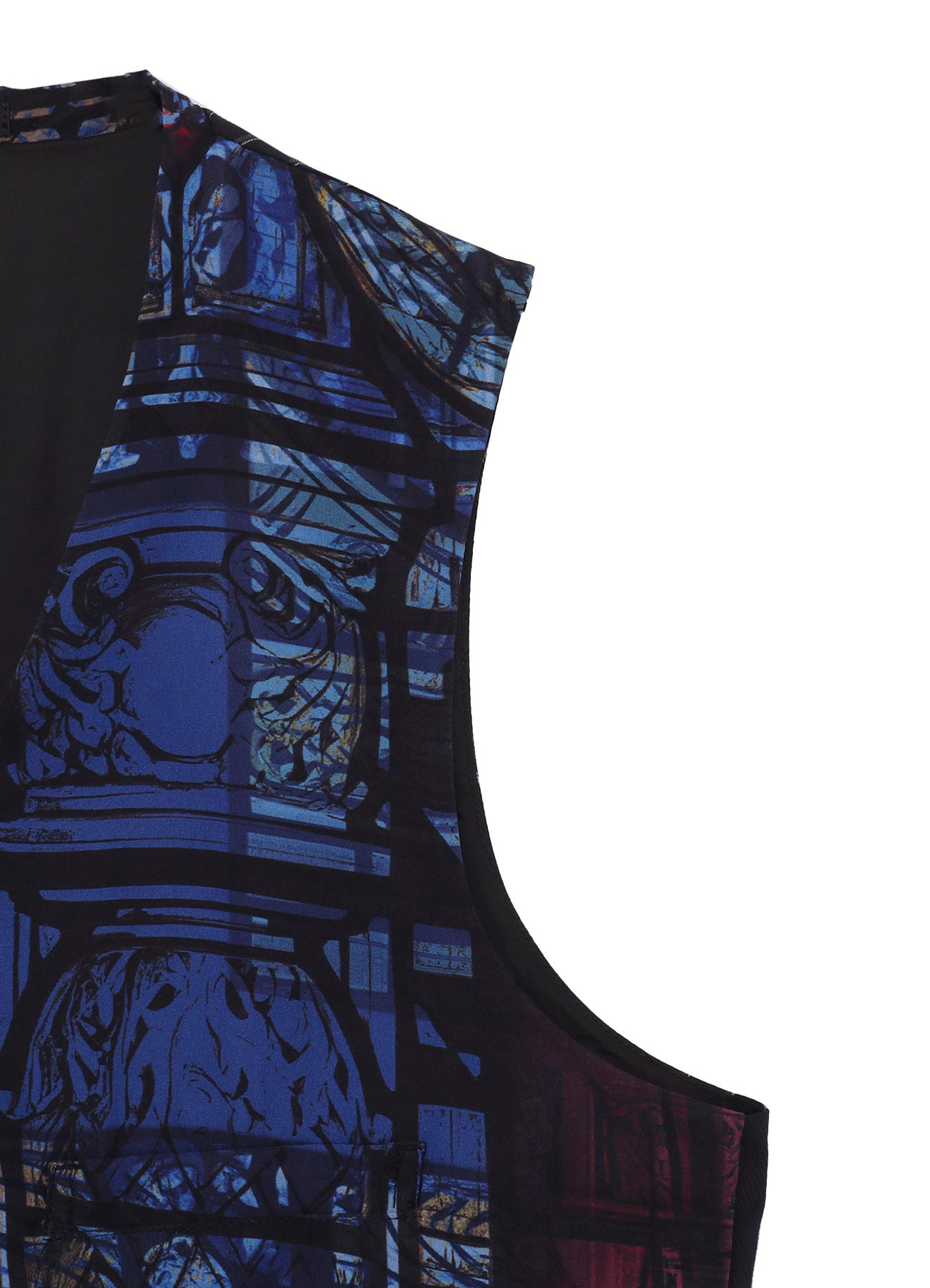 SEA MOTIF 5 BUTTONS VEST