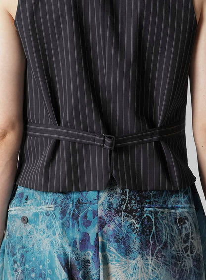 SEA MOTIF 5 BUTTONS VEST