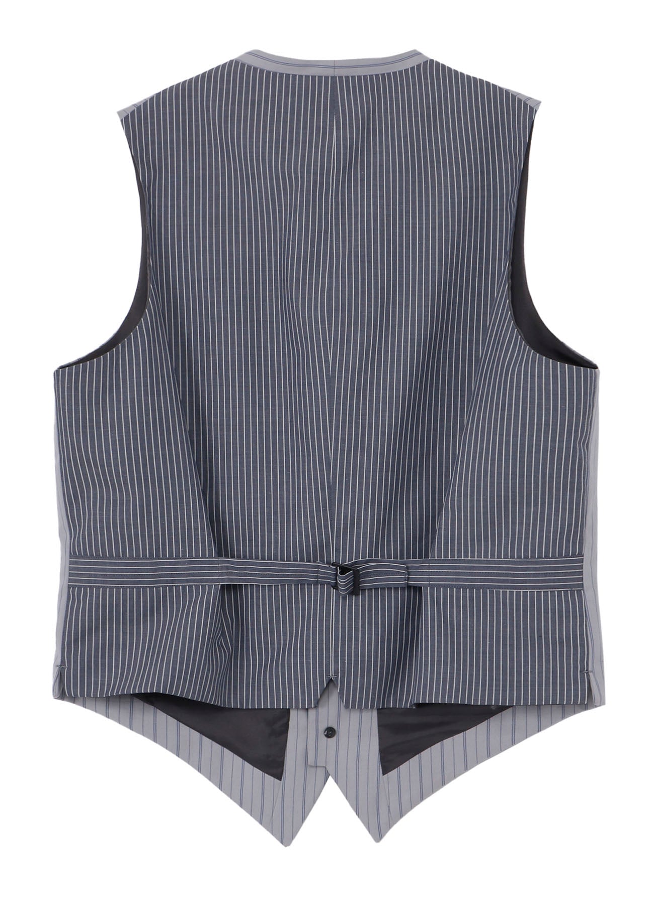 【PERVERZE】 Gradient Stripe Vest/ グレー MESSAGE PRINTED STRIPE VEST – THE SHOP YOHJI YAMAMOTO