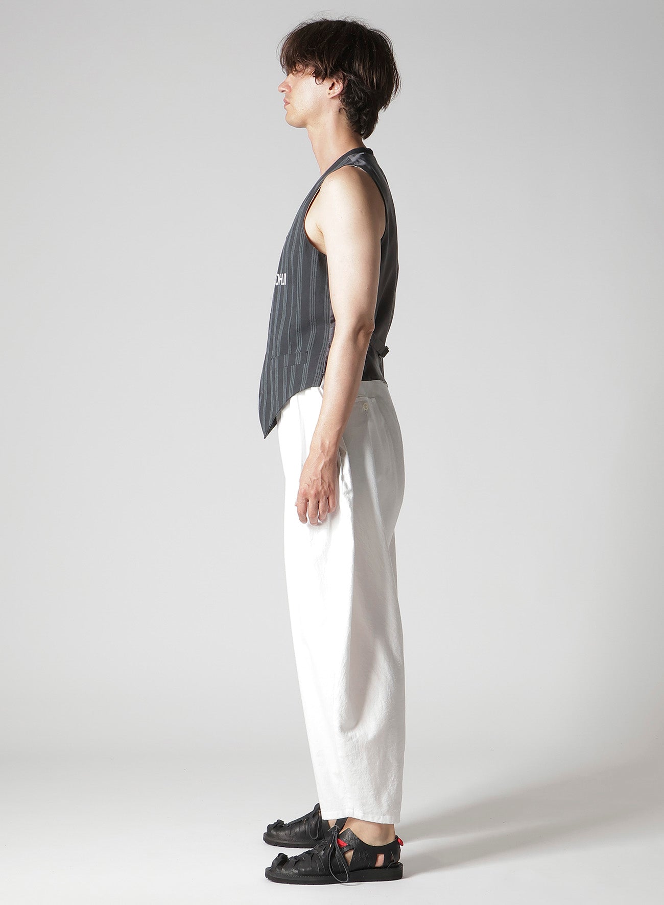 PIGMENT DYED STRIPE COTTON VEST – THE SHOP YOHJI YAMAMOTO