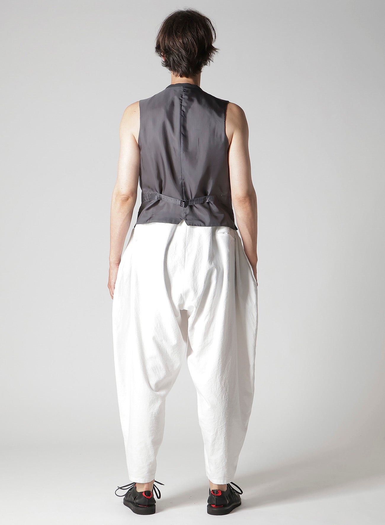 PIGMENT DYED STRIPE COTTON VEST