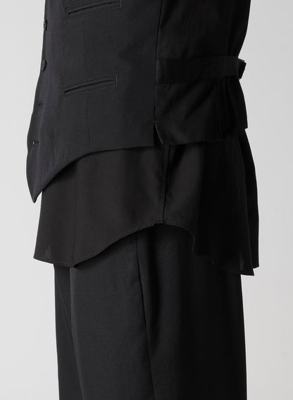 SUIT GABARDINE CDH 7BUTTONS VEST