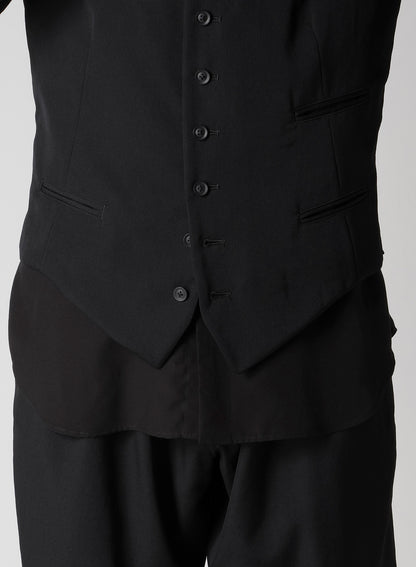 SUIT GABARDINE CDH 7BUTTONS VEST