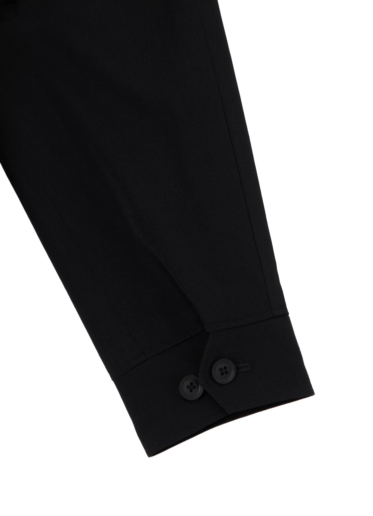 WOOL GABARDINE CUTWORK EMBROIDERY ZIPPER BLOUSON