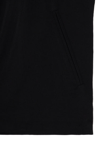 WOOL GABARDINE CUTWORK EMBROIDERY ZIPPER BLOUSON