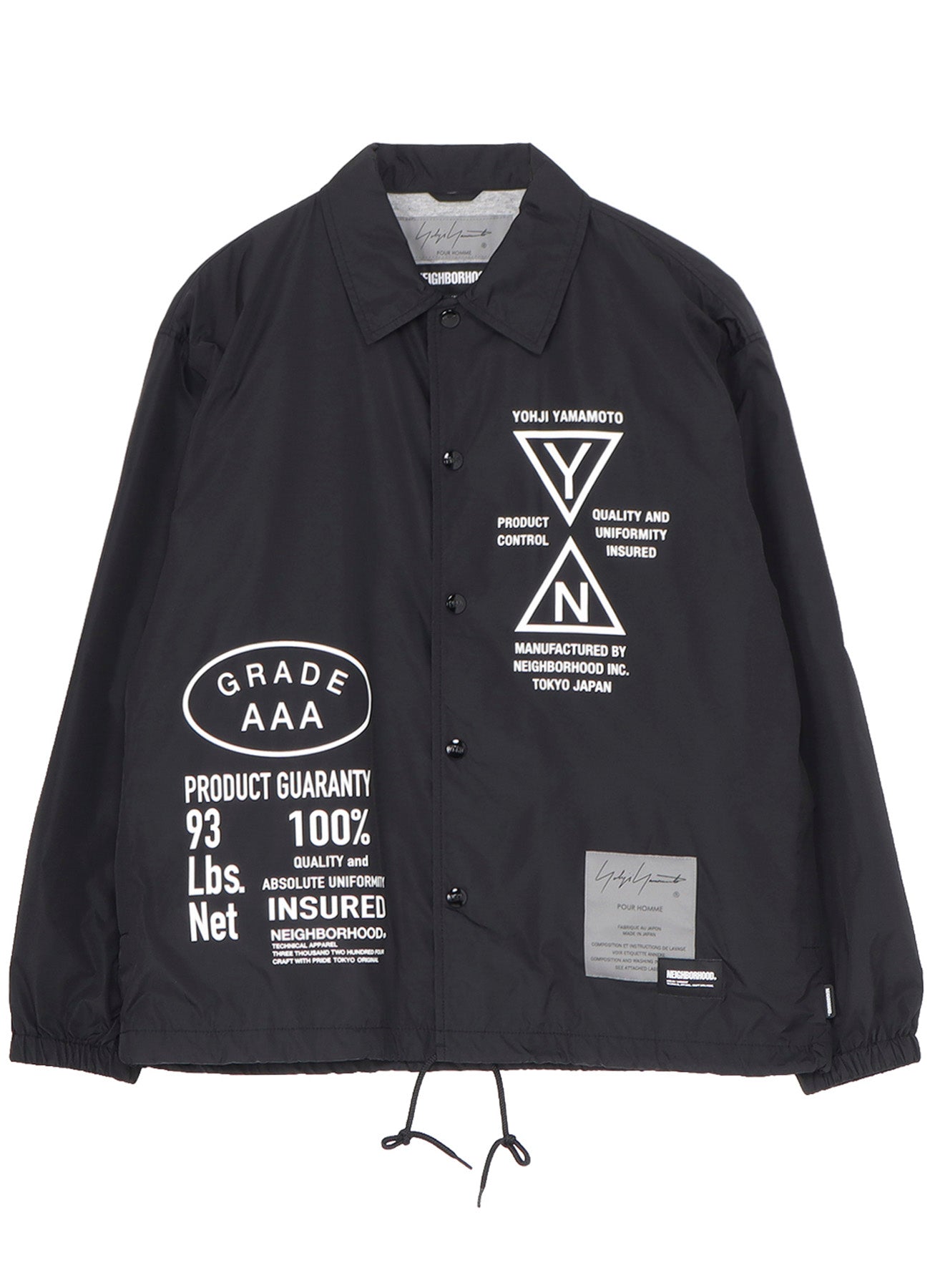 YOHJI YAMAMOTO × NH WINDBREAKER JACKET