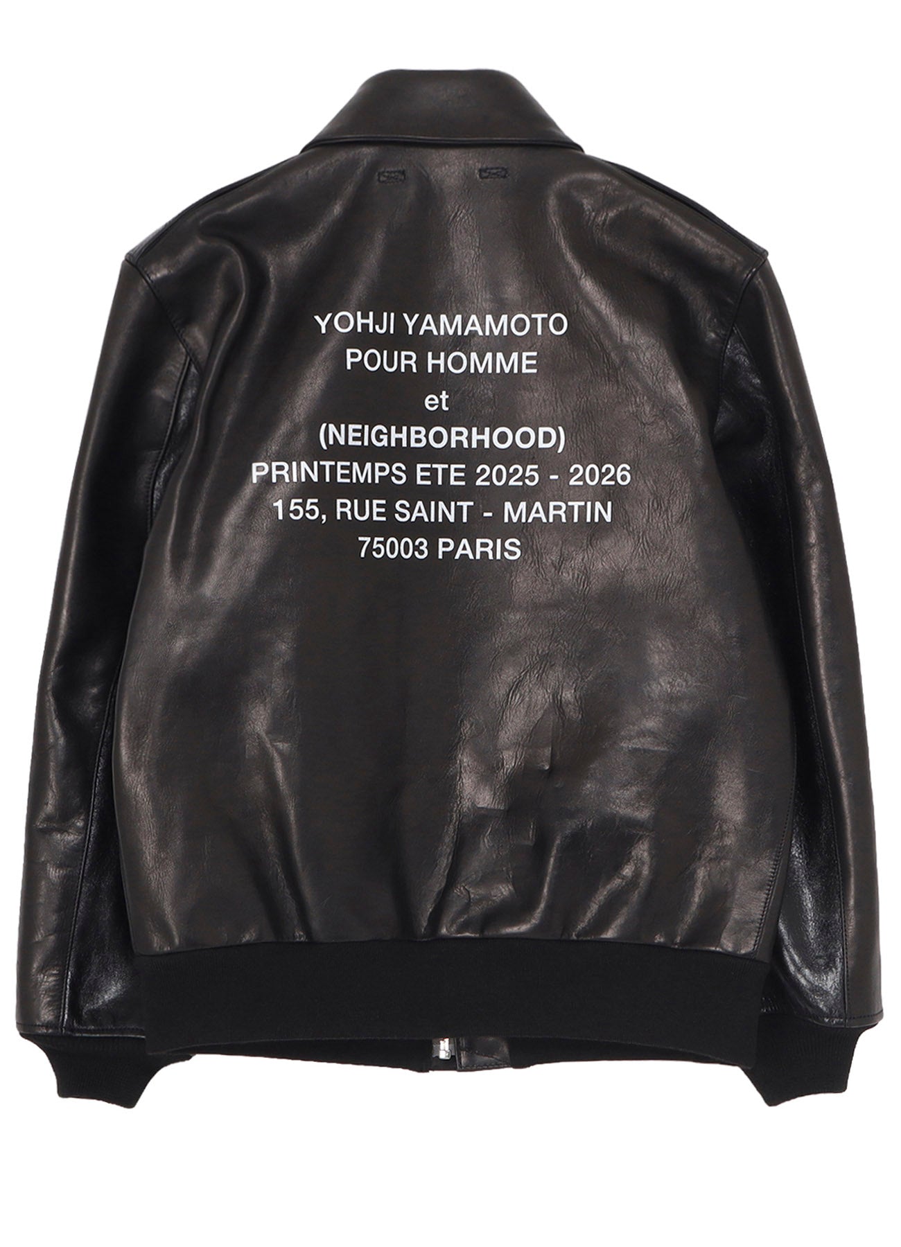 YOHJI YAMAMOTO × NH LEATHER JACKET