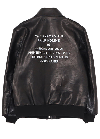 YOHJI YAMAMOTO × NH LEATHER JACKET