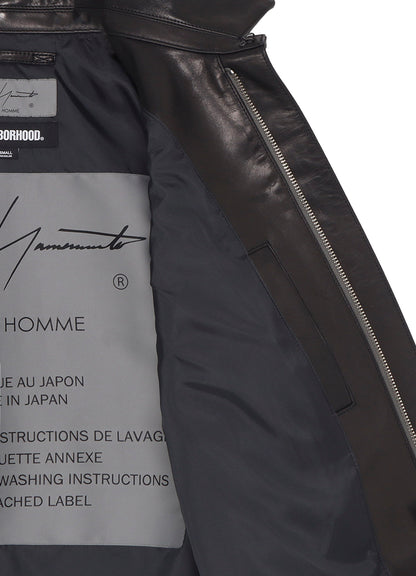 YOHJI YAMAMOTO × NH LEATHER JACKET