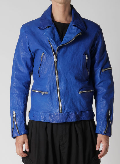 BL/ JAPAN CALF SKIN GARMENT DYED DOUBLE RIDERS