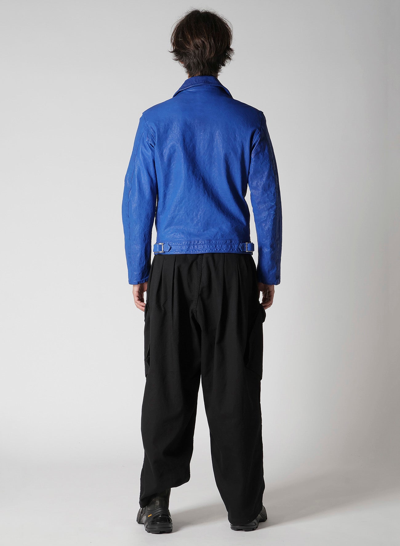 BL/ JAPAN CALF SKIN GARMENT DYED DOUBLE RIDERS