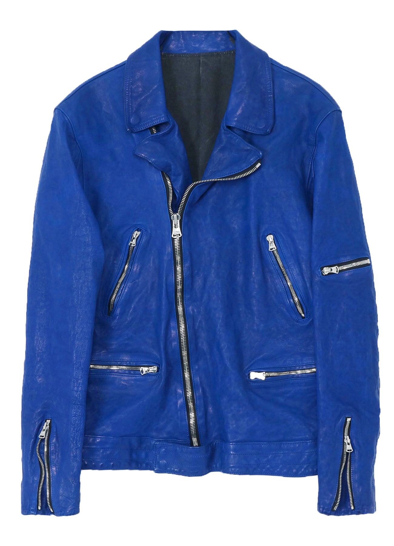 BL/ JAPAN CALF SKIN GARMENT DYED DOUBLE RIDERS