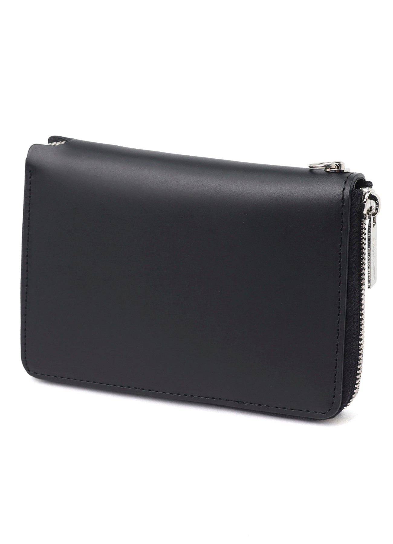 COW LEATHER FASTENER WALLET S