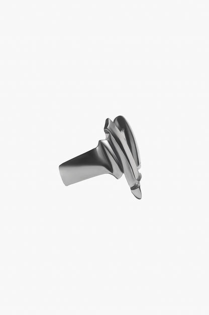 SV/BK RHODIUM TALON RING SV