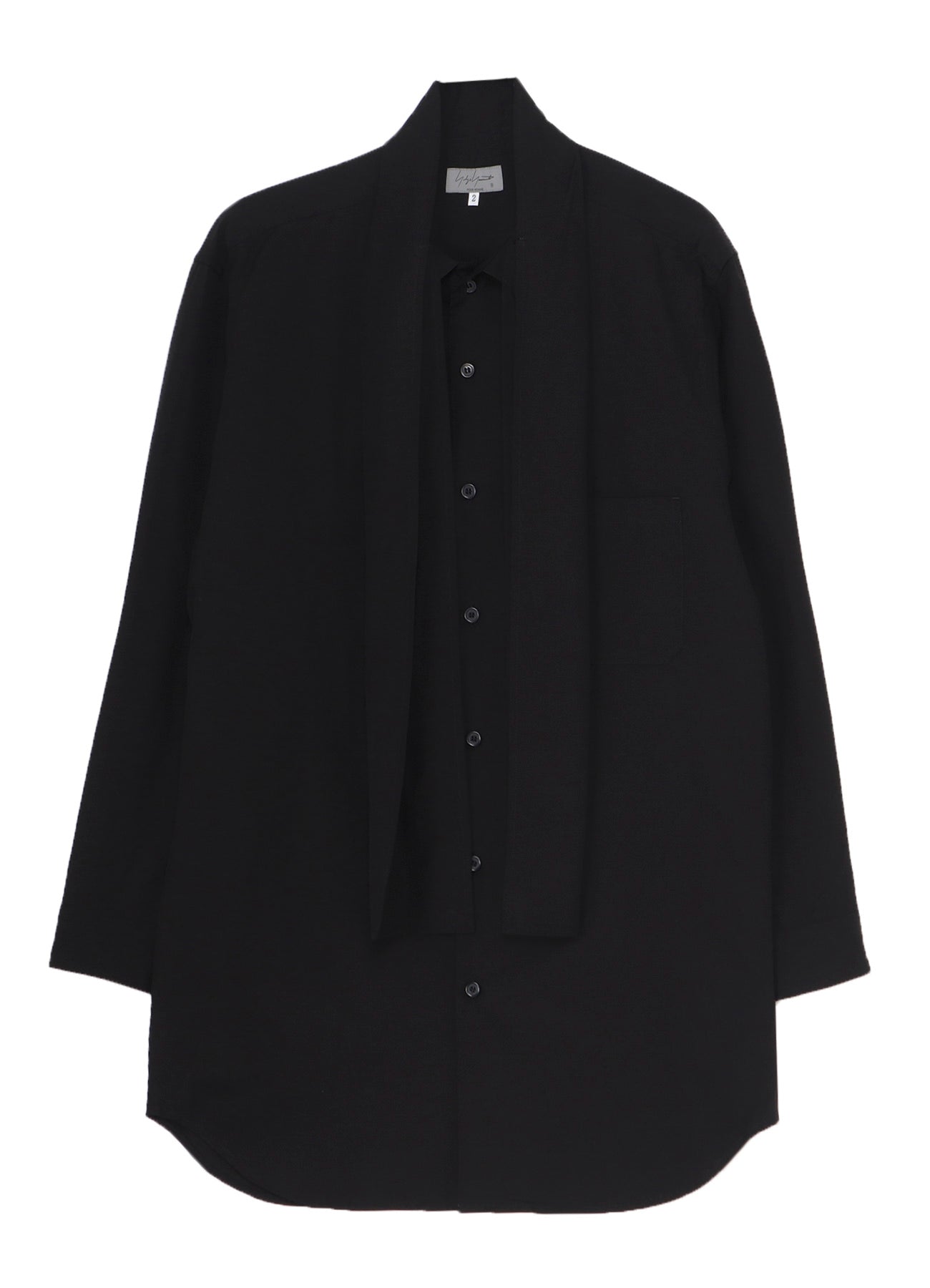 100/2 BROAD SCARF COLLAR BLOUSE